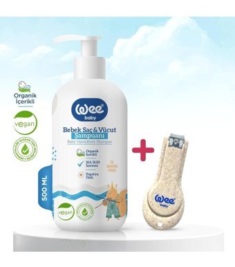 Wee Baby Yenidoğan Normal Ciltler İçin Papatya Özlü Bebek Şampuanı 500 ml
