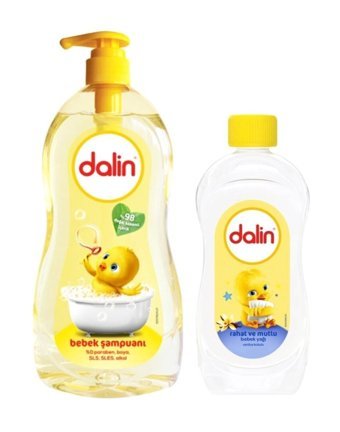 Dalin Göz Yakmayan Hipoalerjenik Yenidoğan Hassas Ciltler İçin Vanilya Bebek Şampuanı 700 ml