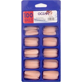 Ocean 230 Pembe Uzun 100'lü El Takma Tırnak