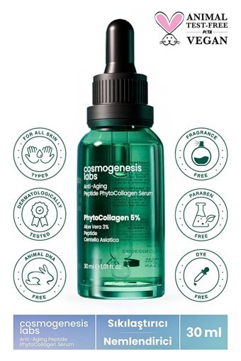 Cosmogenesis Labs Kolajenli Yaşlanma Karşıtı Kırışıklık Karşıtı Jel Yüz Serumu 30 ml