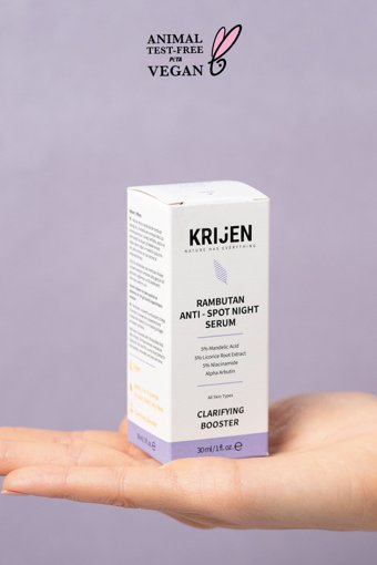 Krijen Rambutan Anti C Vitamini Retinollü Yaşlanma Karşıtı Kırışıklık Karşıtı Jel Yüz Serumu 30 ml