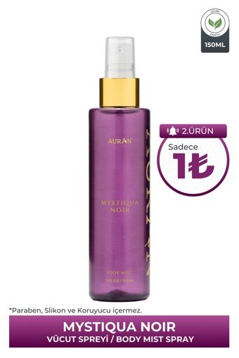 Auran Mystiqua Noir Kadın Vücut Spreyi 150 ml