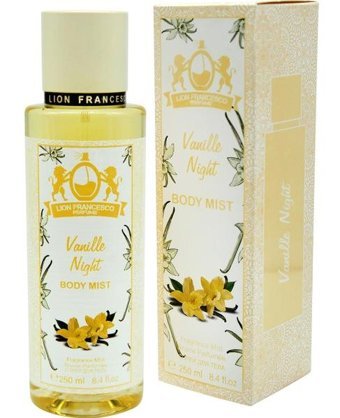 Lion Francesco Vanilla Night Kadın Vücut Spreyi 250 ml