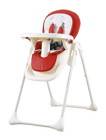 Sunny Baby Honey 5 Noktalı Emniyet Kemeri 15 kg Kapasyteli Tekerleksiz Tepsili Oturaklı Katlanır Portatif Mama Sandalyesi Kırmızı