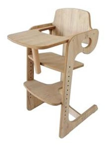 Damla Toys Kemersiz Emniyet Kemeri Kapasyteli Tekerleksiz Tepsili Oturaklı Portatif Mama Sandalyesi Krem
