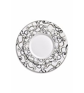 Korkmaz Bianca Collection A8007 86 Parça 12 Kişilik Desenli Porselen Yuvarlak Yemek Takımı