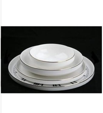 Roy King Timeless DSN017 24 Parça 6 Kişilik Desenli Porselen Oval Yemek Takımı
