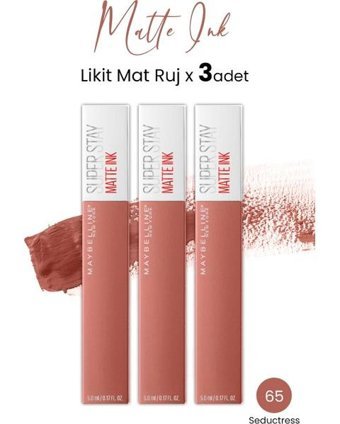 Maybelline New York Super Stay Ink No:65 Pembe Mat Dudak Dolgunlaştırıcı Ruj
