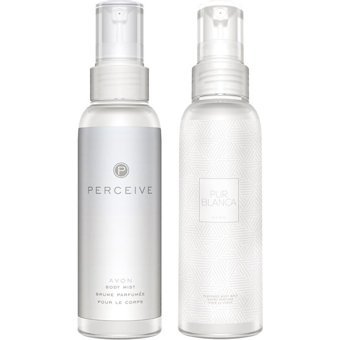 Avon Perceive-Pur Blanca Çiçeksi-Hanımeli-Mimoza Kadın Vücut Spreyi 2x100 ml
