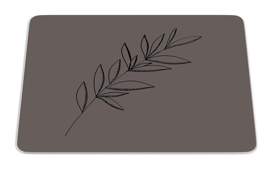 Questo Casa 22x18 cm S Mousepad Kahverengi
