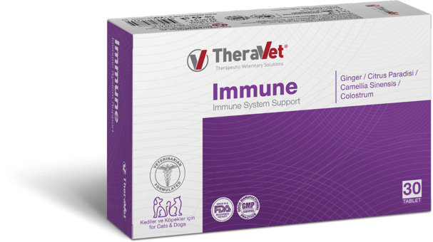 Theravet D Vitamini Bağışıklık Güçlendirici Yavru-Yetişkin Kedi Vitamini Tablet 30 Tablet