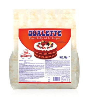 Ovalette Red Velvet Kek Karışımı 3 kg