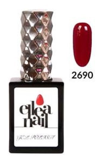 Ellea Nail 2690 Bordo Parlak Kalıcı Oje