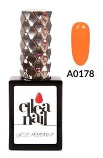 Ellea Nail A0178 Turuncu Parlak Kalıcı Oje