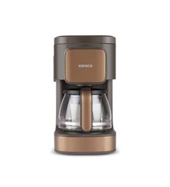 Karaca Just Coffee 2 In 1 Cam Filtreli Karaf 750 ml Hazne Kapasiteli 5 Fincan 650 W Kahverengi Filtre Kahve Makinesi