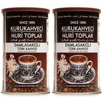 Kurukahveci Nuri Toplar Damla Sakızlı Orta Kavrulmuş Türk Kahvesi 2x250 gr