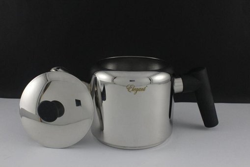 Arzu Çelik Elegant Kombi Çelik Çaydanlık Gümüş
