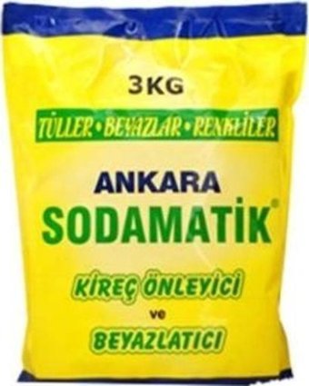 Ankara Sodamatik Beyazlar-Renkliler İçin Yıkama Toz Deterjan 6x3 kg