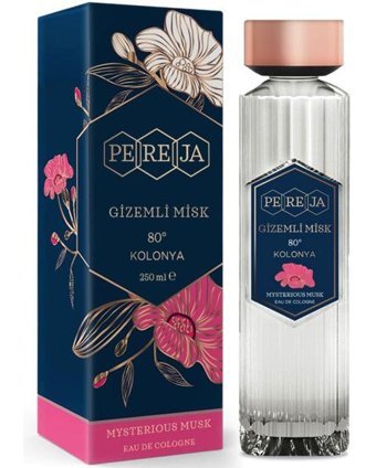 Pereja Gizemli Misk Cam Şişe Kolonya 250 ml