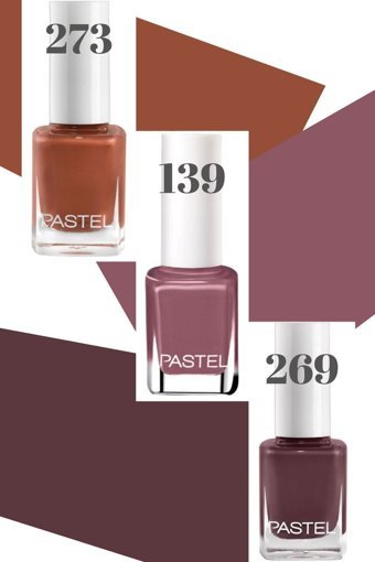 Pastel Çok Renkli Parlak Oje Seti 273-269-139