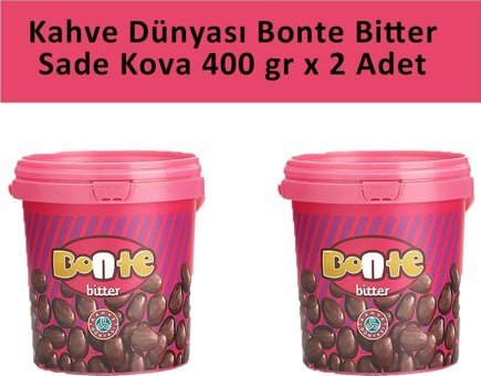 Kahve Dünyası Bonte Bitter Çikolata 400 gr 2'li