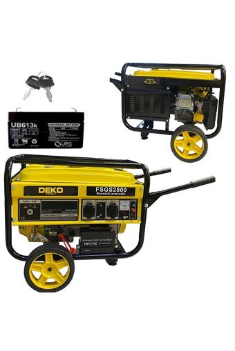 Deko Turkey DKT2800 3.5 kVa Marşlı Benzinli Jeneratör