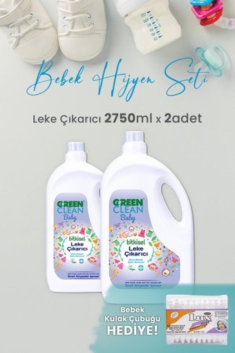 Green Clean Baby Sıvı Leke Çıkarıcı 2x2.75 lt