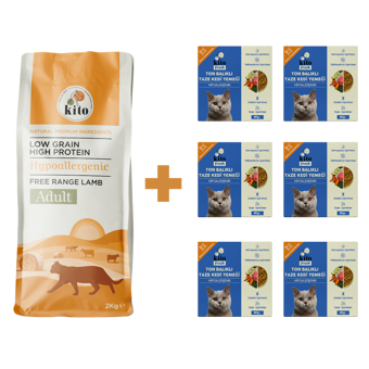Kito Ton Balığı Yetişkin Kuru Kedi Maması 2 kg
