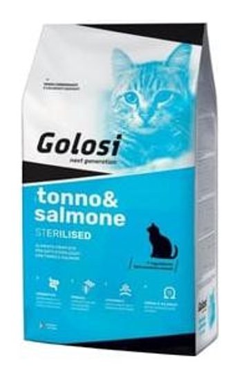 Golosi Somonlu Kısırlaştırılmış Tahıllı Yetişkin Kuru Kedi Maması 7.5 kg