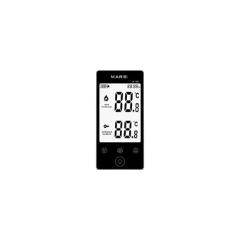 Mars S30 35 Derece 0.2 Derece Hassasiyet Kablosuz Dijital Termostat Siyah