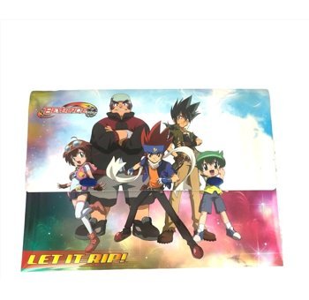 Abka Beyblade Desenli Plastik Resim Çantası 35x50 cm