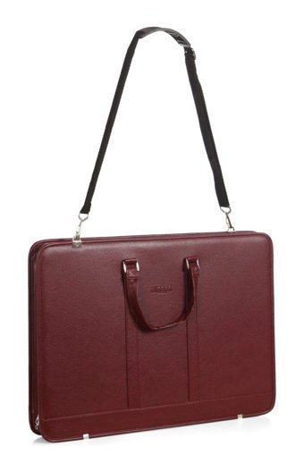 Hobi Market Art Fermuarlı Bordo Mukavemetli Karton Resim Çantası 40x55 cm