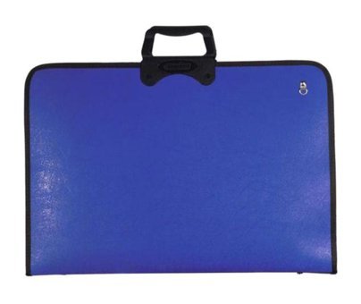 Bigpoint Fermuarlı Beyaz Karton Resim Çantası 38x55 cm