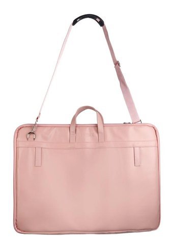 Hobi Market Art Fermuarlı Pembe Plastik Resim Çantası 40x55 cm