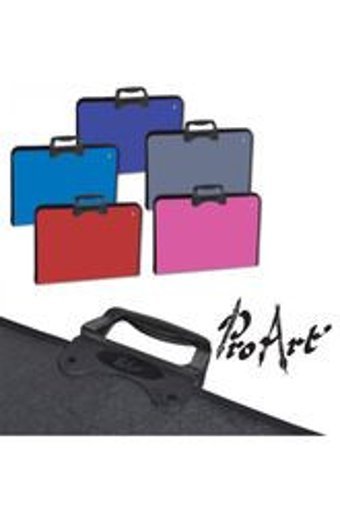Abka 007 Fermuarlı Kırmızı Plastik Resim Çantası 37x54 cm