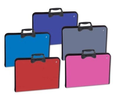 Proart Teknik Fermuarlı Siyah Kumaş Resim Çantası 37x54 cm