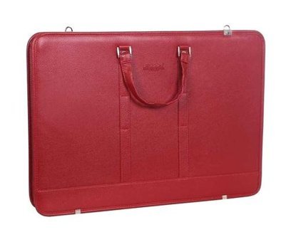 Bback Fermuarlı Kırmızı Resim Çantası 55x75 cm