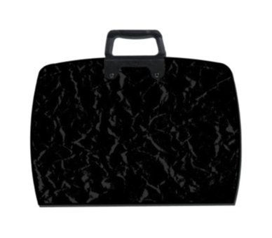 Abka Fermuarlı Beyaz Plastik Resim Çantası 28x28 cm