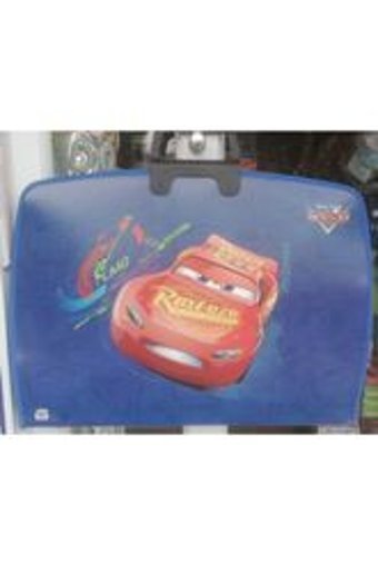 Hakan Çanta Cars Desenli Mavi Plastik Resim Çantası 38x55 cm