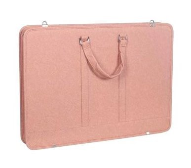 Bback Fermuarlı Pembe Resim Çantası 40x55 cm