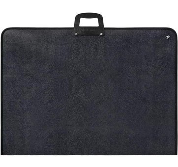 Larymary Fermuarlı Gri Plastik Resim Çantası 55x75 cm