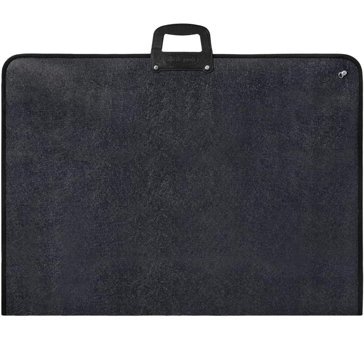 Larymary Fermuarlı Gri Plastik Resim Çantası 55x75 cm