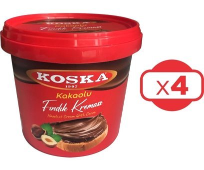 Koska Kakaolu Fındık Kreması 4x800 gr