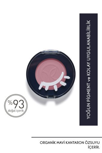 Yves Rocher Yoğun Pigment Gül Kurusu Toz Mat Tekli Göz Farı