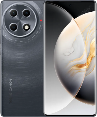 Tecno Camon 30S Pro 256 GB Hafıza 8 GB Ram 6.78 inç 50 MP Çift Hatlı AMOLED Ekran Android Akıllı Cep Telefonu Gri
