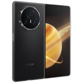 Honor Magic V3 512 GB Hafıza 16 GB Ram 6.43 inç 50 MP Katlanabilir Çift Hatlı OLED Ekran Android Akıllı Cep Telefonu Siyah