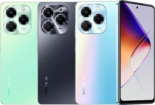 Infinix Note 40X 5G 256 GB Hafıza 8 GB Ram 6.78 inç 108 MP Çift Hatlı IPS LCD Ekran Android Akıllı Cep Telefonu Mavi