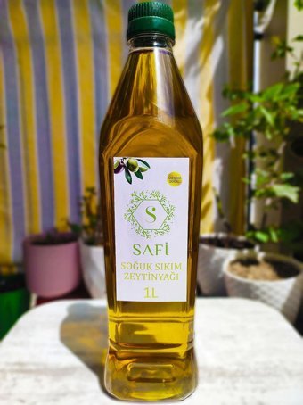 Safi Organik Soğuk Sıkım Pet Sızma Zeytinyağı 1 lt