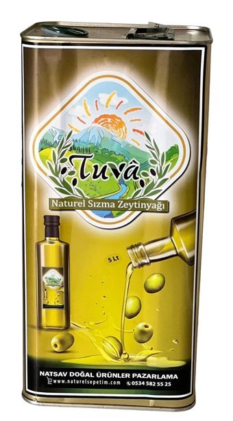 Tuva Naturel Erken Hasat Teneke Sızma Zeytinyağı 5 lt