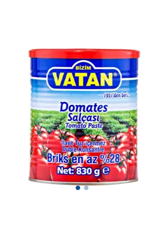 Bizim Vatan Domates Salçası 830 gr